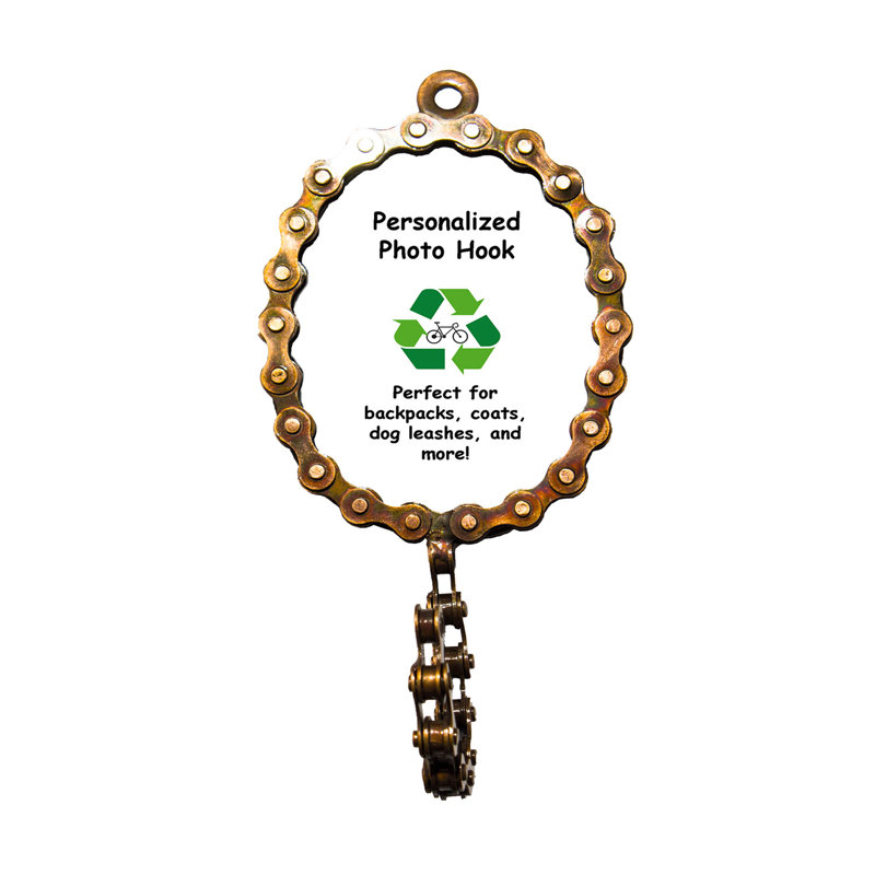 Williston Bunce Oval Bicycle Chain Hook Picture Frame Wayfair